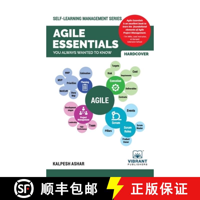 【3-4周达】Agile Essentials You Always Wanted To Know: A Beginner's Guide to Scrum, Agile Planning, E... [9781636510071]