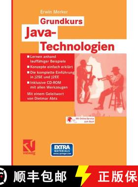 【3-4周达】Grundkurs Java-Technologien: Lernen Anhand Lauffähiger Beispiele -- Konzepte Einfach Erkl... [9783528058982]