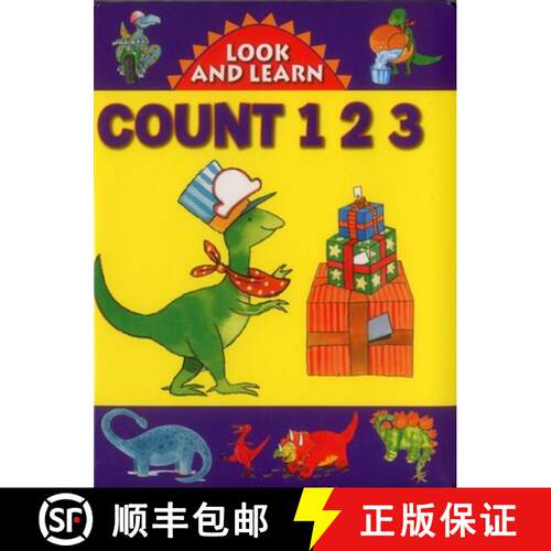 【3-4周达】精装 Look and Learn with Little Dino: Count 123 [9781861473813]