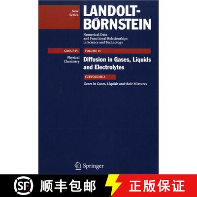 【3-4周达】精装 Gases in Gases, Liquids and their Mixtures [9783540624295]