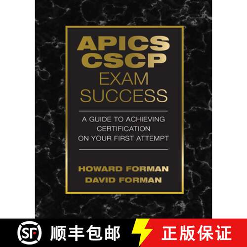 【3-4周达】APICS CSCP Exam Success – A Guide to Achieving Certification on Your First Attempt [9781604271294]