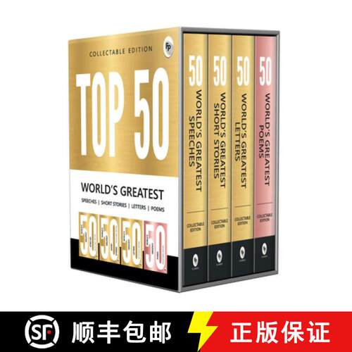 【3-4周达】Collectable Edition: Top 50 World's Greatest Short Stories, Speeches, Letters & Poems [9789354401626]