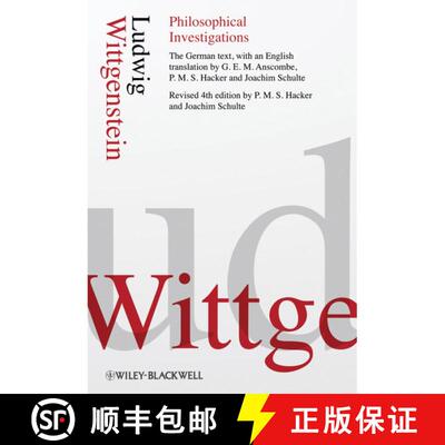 【3-4周达】Philosophical Investigations 4E [Wiley哲学] [9781405159296]