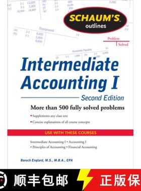 【3-4周达】Schaums Outline of Intermediate Accounting I, Second Edition [9780071756068]