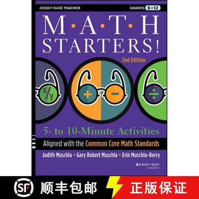 【3-4周达】Math Starters! 5- To 10-Minute Activities Aligned With The Common Core Math Standards, Gra... [9781118449790]