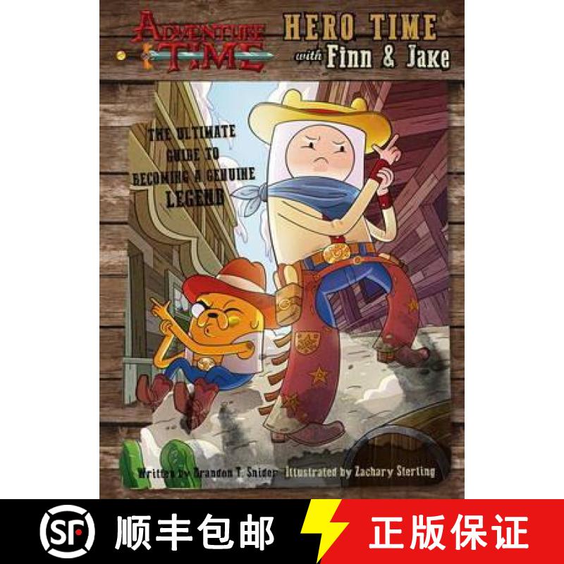 【2-3周达】Adventure Time - Hero Time with Finn and Jake [9781785655890]