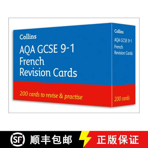【3-4周达】AQA GCSE 9-1 French Vocabulary Revision Cards: Ideal for Home Learning, 2023 and 2024 Exams [9780008399337]