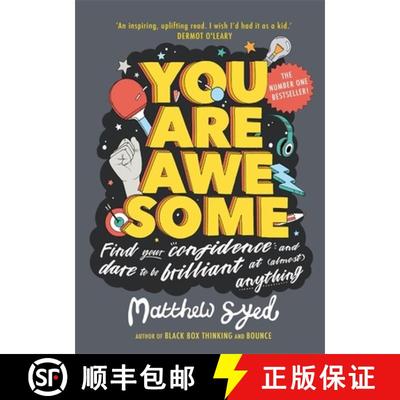 【3-4周达】You Are Awesome : Find Your Confidence and Dare to be Brilliant at (Almost) Anything [9781526361158]