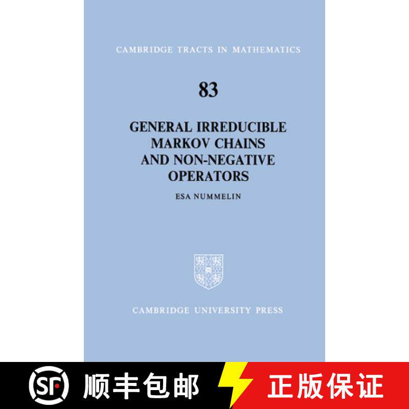 【3-4周达】General Irreducible Markov Chains and Non-Negative Operators: - General Irreducible Markov... [9780521604949]