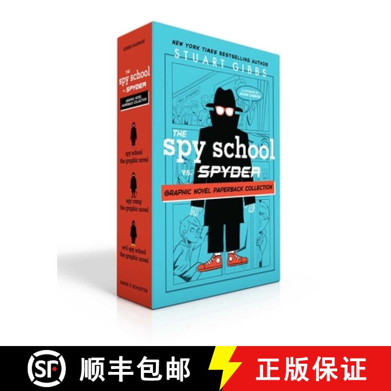 【3-4周达】The Spy School vs. Spyder Graphic Novel Paperback Collection (Boxed Set): Spy School the G... [9781665951739]