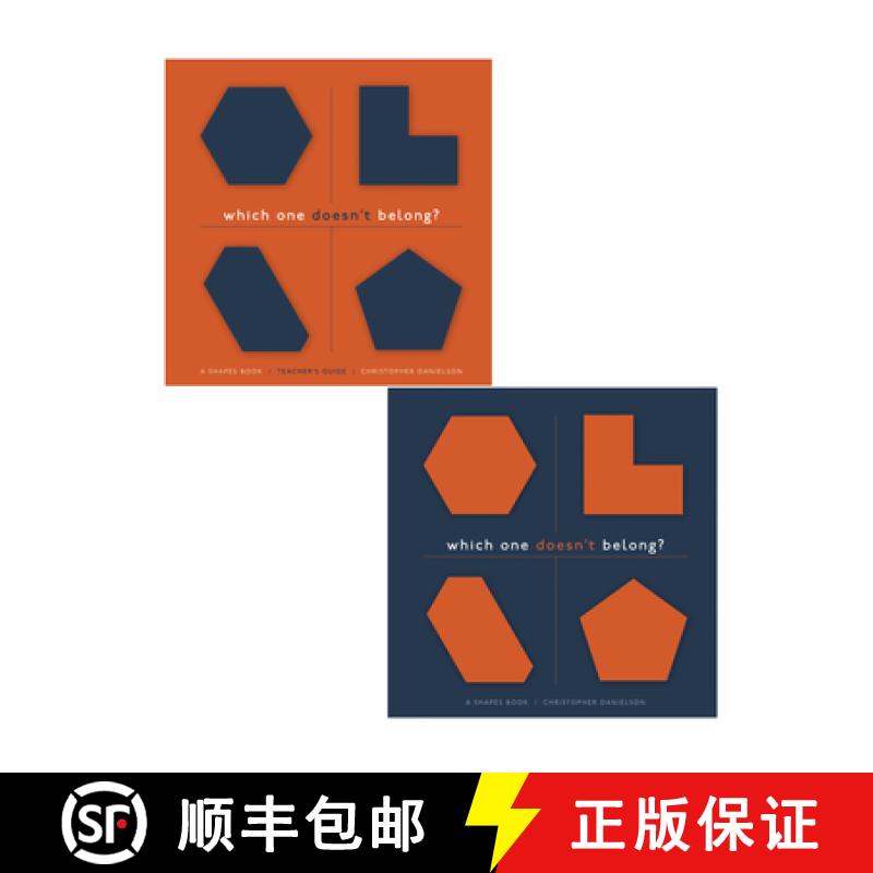 【3-4周达】Which One Doesn't Belong?: A Shapes Book, Teacher's Guide with Student Book [9781625310811]