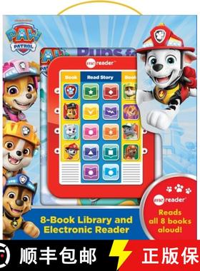 【3-4周达】Nickelodeon PAW Patrol: 8-Book Library and Electronic Reader Sound Book Set [9781503716926]