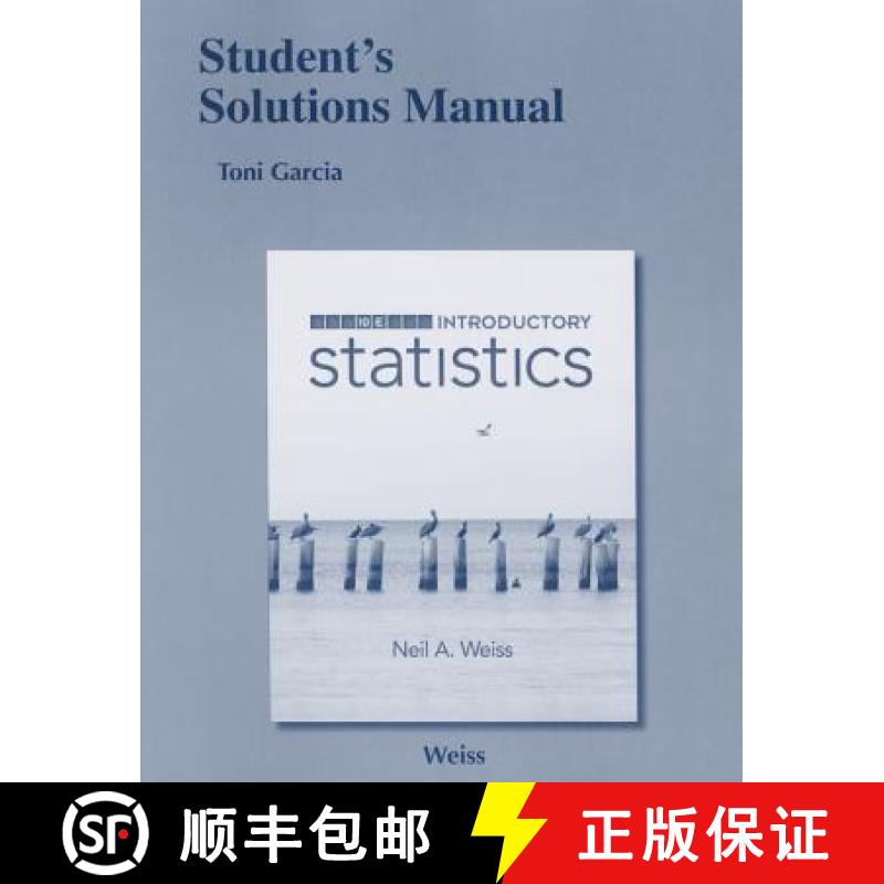 【3-4周达】Student Solutions Manual for Introductory Statistics [9780321989284]