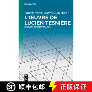 Lucien 9783110715040 Contemporaines Oeuvre Lectures 预订 Tesnière