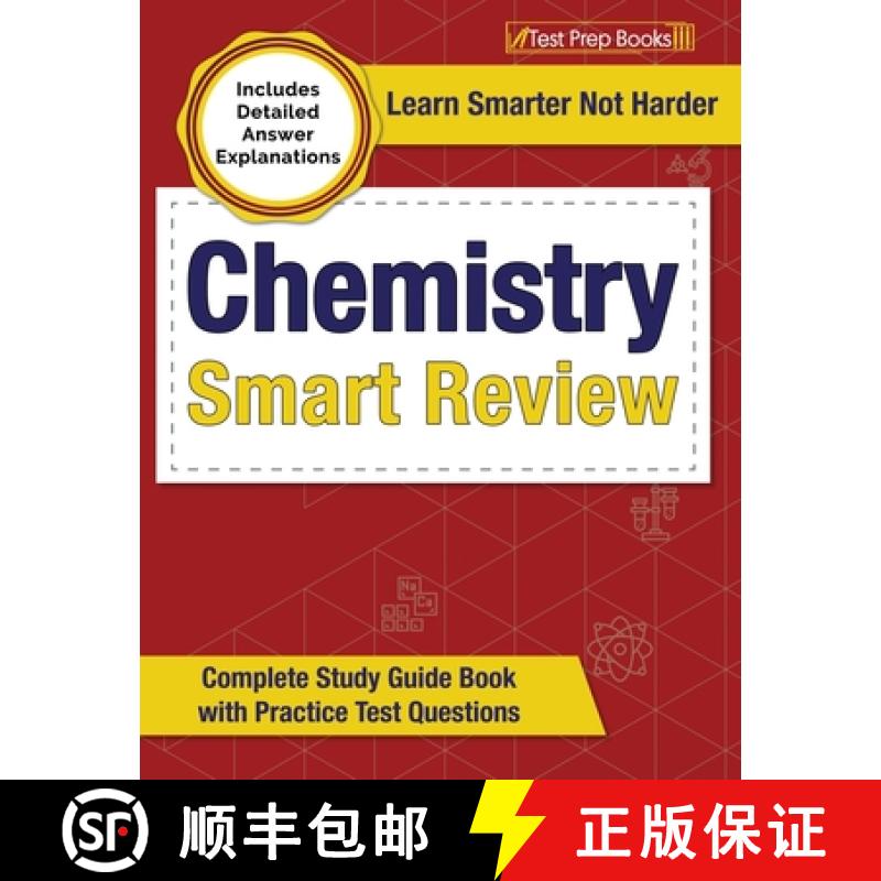 【2-3周达】Chemistry Smart Review 2023-2024: Complete Study Guide Book with Practice Test Questions [... [9781637753989]
