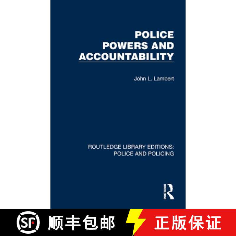 【3-4周达】Police Powers and Accountability [9781032419053]