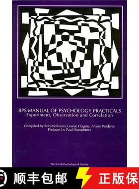 【3-4周达】Bps Manual Of Psychology Practicals - Experiment, Observation And Correlation [Wiley心理学] [9781854330741]