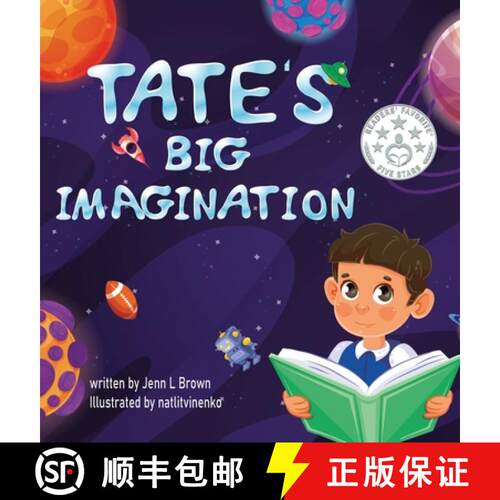 【3-4周达】精装 Tate's Big Imagination [9798987237670]