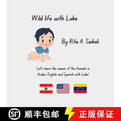 【3-4周达】Wild Life With Luke : Let's learn Arabic, English and Spanish with Luke! [9781963586039]
