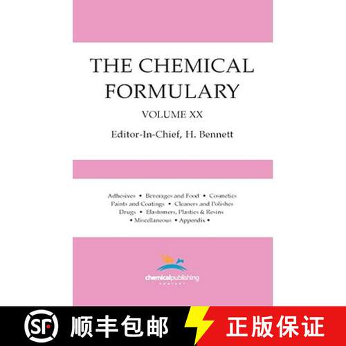 【3-4周达】Chemical Formulary, Volume 20: Volume 20 [9780820600758]