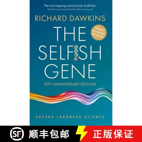 【3-4周达】自私的基因 50周年纪念版 The Selfish Gene: 50th Anniversary Edition [9780198985389]