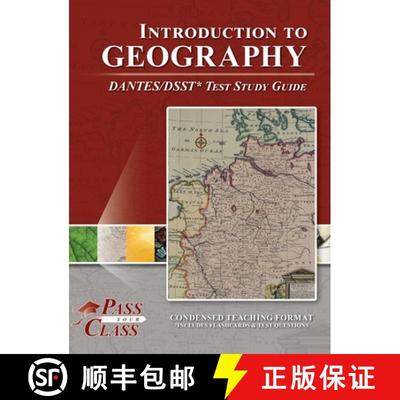 【3-4周达】Introduction to Geography DANTES / DSST Test Study Guide [9781614338970]