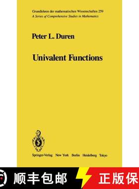 【3-4周达】Univalent Functions [9780387907956]