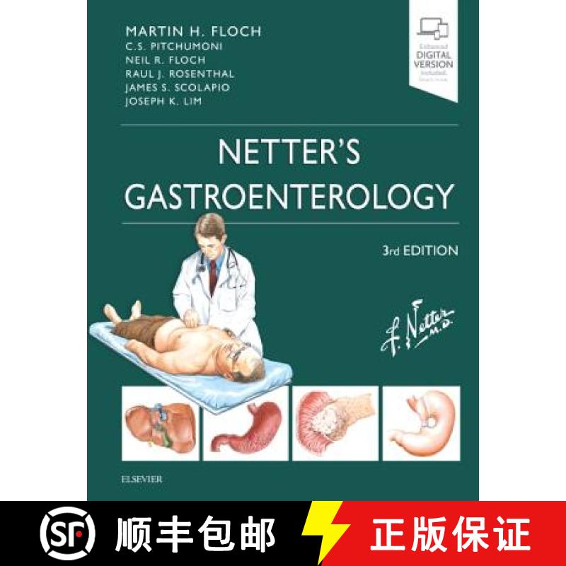 【3-4周达】Netter's Gastroenterology [9780323596244]
