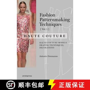 Fashion 9788416504664 Te... Vol 3周达 Techniques Patternmaking Draping Haute Models Couture