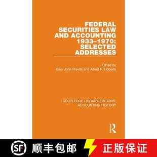【3-4周达】Federal Securities Law and Accounting 1933-1970: Selected Addresses [9780367515966]