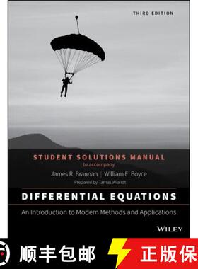 【3-4周达】Differential Equations: An Introduction to Modern Methods and Applications 3E Student Solu... [9781118981252]