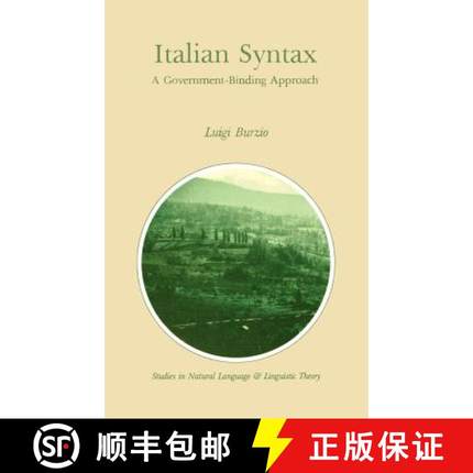 【3-4周达】Italian Syntax : A Government-Binding Approach [9789027720146]