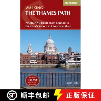 【3-4周达】Thames Path: National Trail from London to the river and #039;s source in Gloucestershire [9781786311481]