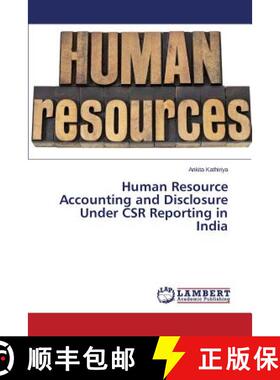 预订 Human Resource Accounting and Disclosure Under CSR Reporting in India [9783659697425]