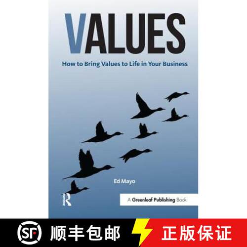 【3-4周达】精装 Values: How to Bring Values to Life in Your Business [9781783535354]