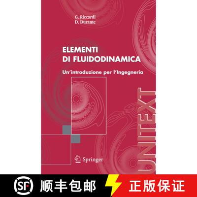 【3-4周达】Elementi di fluidodinamica : Un'introduzione per l'Ingegneria [9788847004832]