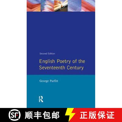 【3-4周达】精装 English Poetry of the Seventeenth Century [9781138163096]