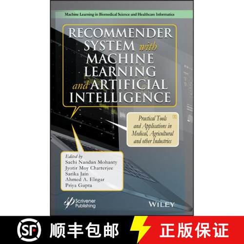 【3-4周达】精装 Recommender System With Machine Learning And Artificial Intelligence: Practical Tools... [9781119711575]
