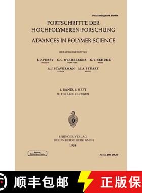 【3-4周达】Fortschritte der Hochpolymeren-Forschung / Advances in Polymer Science [9783540022428]