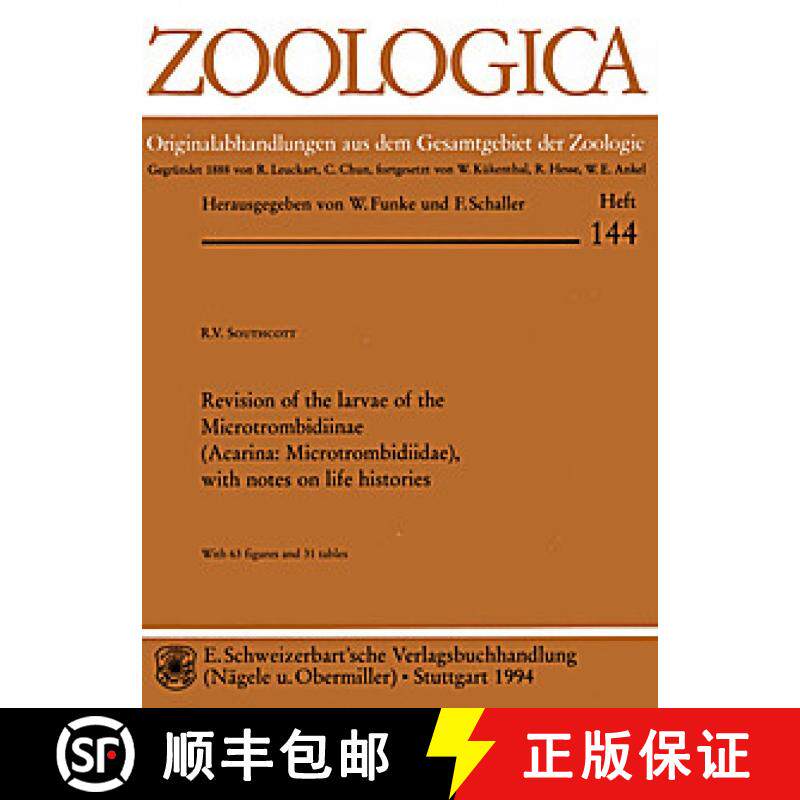 预订 Revision of the Larvae of the Microtrombidiinae (Acarina: Microtrombidiidae), with Notes on Life... [9783510550302]