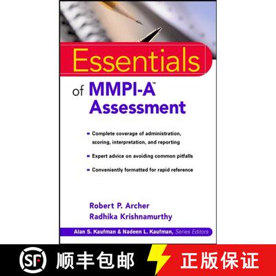 【3-4周达】Essentials Of Mmpi-A Assessment [Wiley心理学] [9780471398158]
