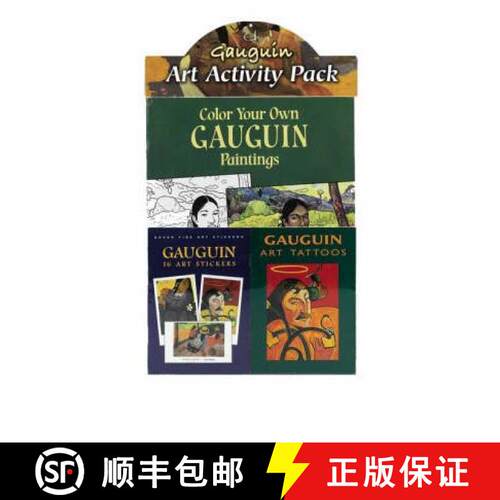 预订 Gauguin Art Activity Pack [With StickersWith Tattoos] [9780486460772]