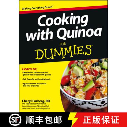 【3-4周达】Cooking With Quinoa For Dummies [Wiley生活类] [9781118447802]