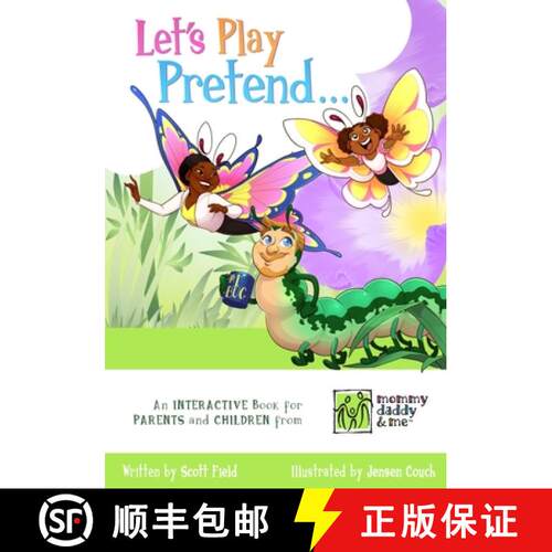 【3-4周达】Let's Play Pretend...: An Interactive Book for Parents and Children [9781733901901]