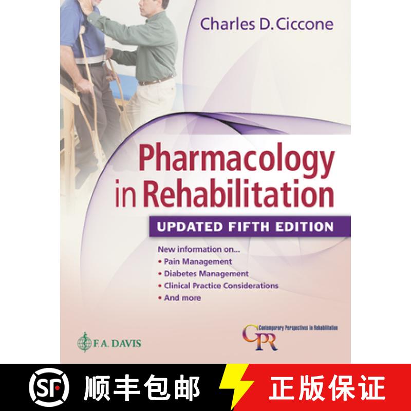 【3-4周达】Pharmacology in Rehabilitation, Updated 5th Edition [9781719645348]