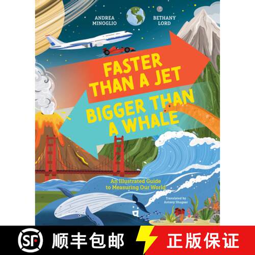 【3-4周达】精装 Faster than a Jet, Bigger than a Whale : An Illustrated Guide to Measuring Our World [9783039641017]