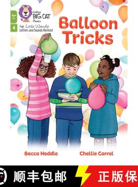 【3-4周达】Balloon Tricks: Big Cat Phonics for Little Wandle Letters and Sounds [9780008668655]