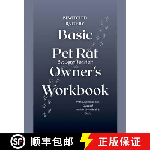 【3-4周达】Bewitched Rattery Basic Pet Rat Owner's Workbook [9798231658367]