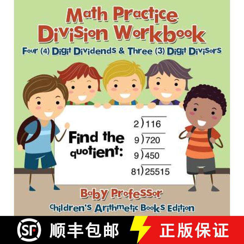 【3-4周达】Math Practice Division Workbook - Four (4) Digit Dividends & Three (3) Digit Divisors | Ch... [9781683264217]