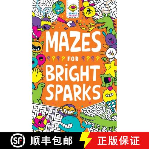 【3-4周达】Mazes for Bright Sparks: Ages 7 to 9 Volume 5 [9781780556611]